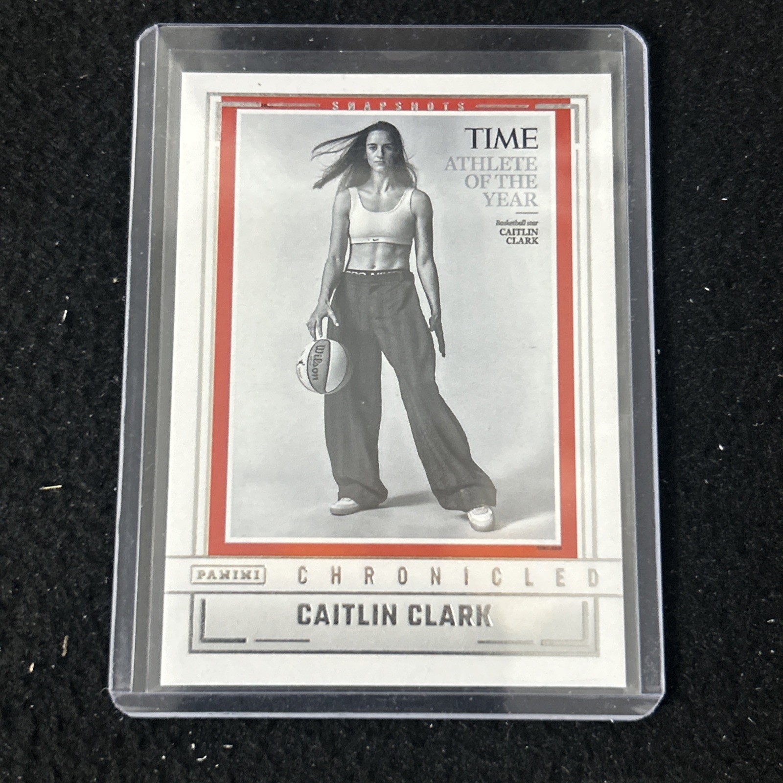 2025 Panini Caitlin Clark Chronicled #99 Snapshots Time Athlete Of The Year *Qty