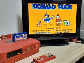 Donald Duck W/box Instruction Famicom FC Cartridge Tested