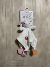 modern baby snuggle blankie Bunny Food Grade Silicone Teether