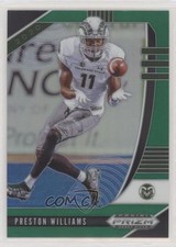 2020 Panini Prizm Draft Picks Green Prizm Preston Williams #84 0u7