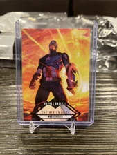 2024 Marvel Masterpieces Nahuel Grego Canvas Gallery Captain America #CG-2