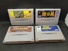 Lot de 4 jeux Super Famicom (JP) / Games x 4 SFC SNES Super Nintendo (lot #57)