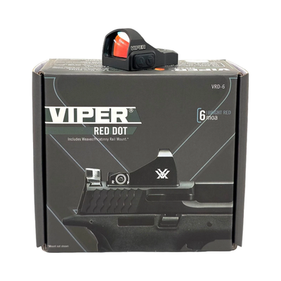 #ad Vortex Viper 1x24mm 6 MOA Red Dot Sight CR2032 Battery Black VRD 6 $99.00