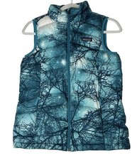 Patagonia Down Vest Girls XL 14 Full Zip Puffer Outdoor Athleisure