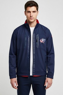 Columbus Blue Jackets Fanatics NHL Authentic Pro Jacket Men's Navy L Hockey