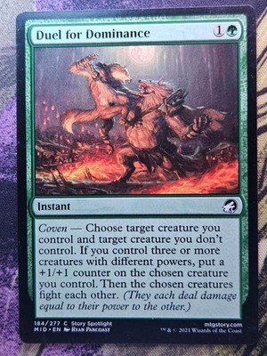 Duel for Dominance 184 Common Innistrad: Midnight Hunt Magic: The Gathering MP