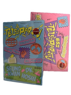 BSS SEVENTEEN 2nd Album  TELEPARTY CD+P.Book+P.Card+Lyrics+Poster 2 Versions