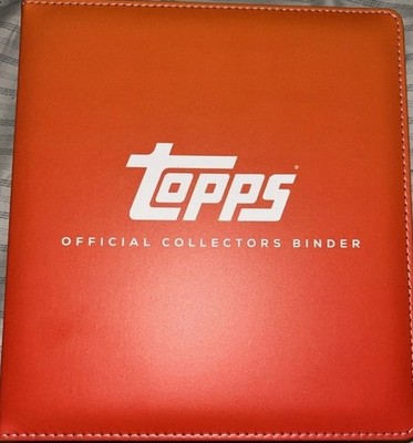 topps cards binder 2025 Topps Series 1 Official Collectors Binder
