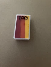 TAG Face and Body Paint - 1 Stroke Split Cake 30g - Red, Orange, Yellow