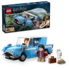 LEGO Harry Potter Flying Ford Anglia Buildable Car Toy with 2 Minifigures for...