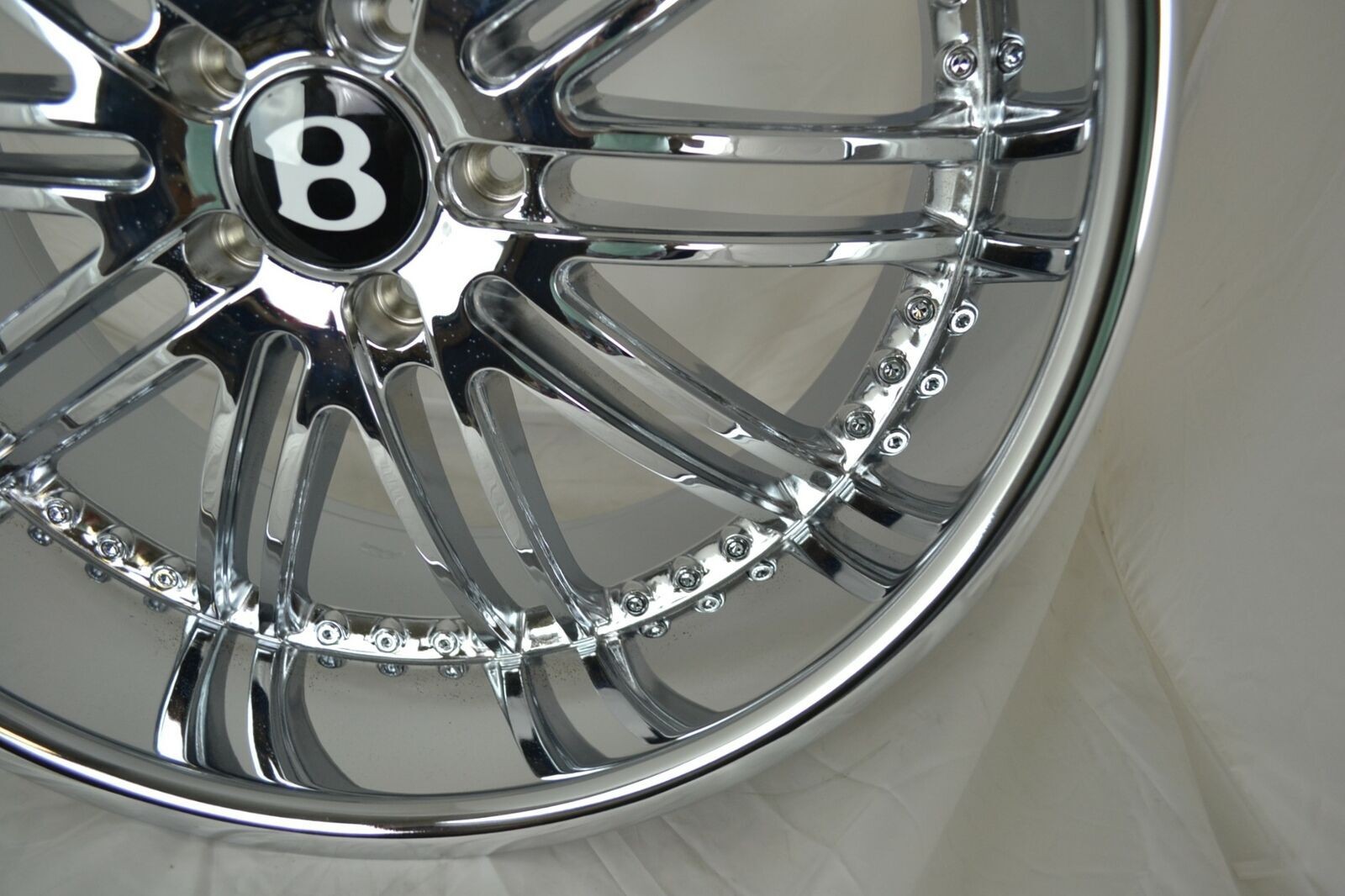 22-inch Bentley GT GTC Spur 2011-2017 Premium Wheels GTX23 Chrome 5x112 Lugs