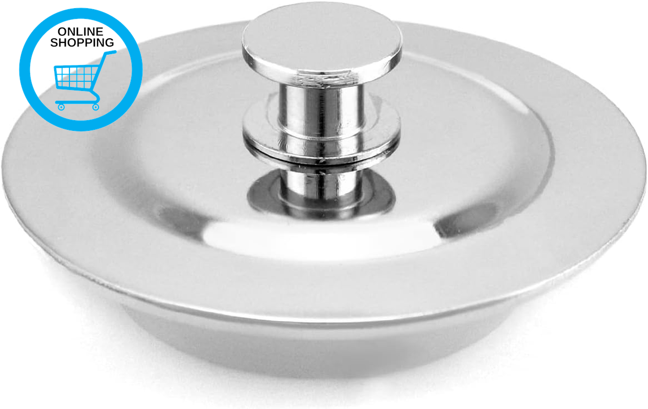 ® 1 Pack Universal Bath Plug, Sink Plug, Stainless Steel Drain Plug, 39Mm Hole,
