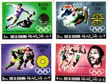 Ras Al Khaima 1969, INTERNATIONAL OLYMPIC COOPERATION, MNH, imperf.
