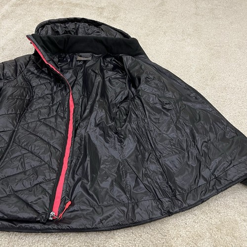 Tek Gear Warm Tek Hooded Quilted Puffer Jacket Coat Black Women’s Size Large - Picture 14 of 22