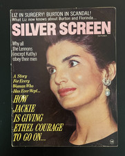 October 1968 Silver Screen Magazine Jackie Kennedy cover, Lennon Sisters