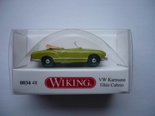 Wiking 003448 VW Karmann Ghia Cabrio - grün 1:87 NEU OVP--
