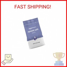 Amazon Basics Epsom Salt Soaking Aid, Lavender Scented, Relax  Relief, Resealab