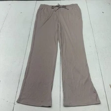 Live 2 Lounge Purple Ribbed Drawstring Pocketed Wide Leg Pants Women's Size L