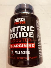 Force Factor Nitric Oxide Booster, Fast Acting Formula, Maximum Muscle Pumps