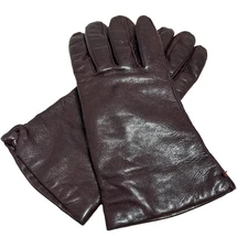 Sermoneta gloves - Bordeaux Leather Women's Gloves