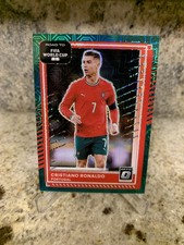 2025-26 Donruss FIFA World Cup Cristiano Ronaldo Optic Teal Mojo /49 Team Color 