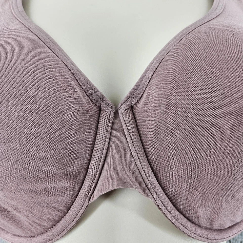 Sujetador ThirdLove para mujer 38B malva con aros ligeramente forrado camiseta diaria cómoda Foto 4 de 4