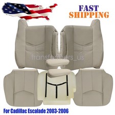 Fits Cadillac Escalade 2003 2004-2006 Tan Front Side Seat Cover Driver Foam