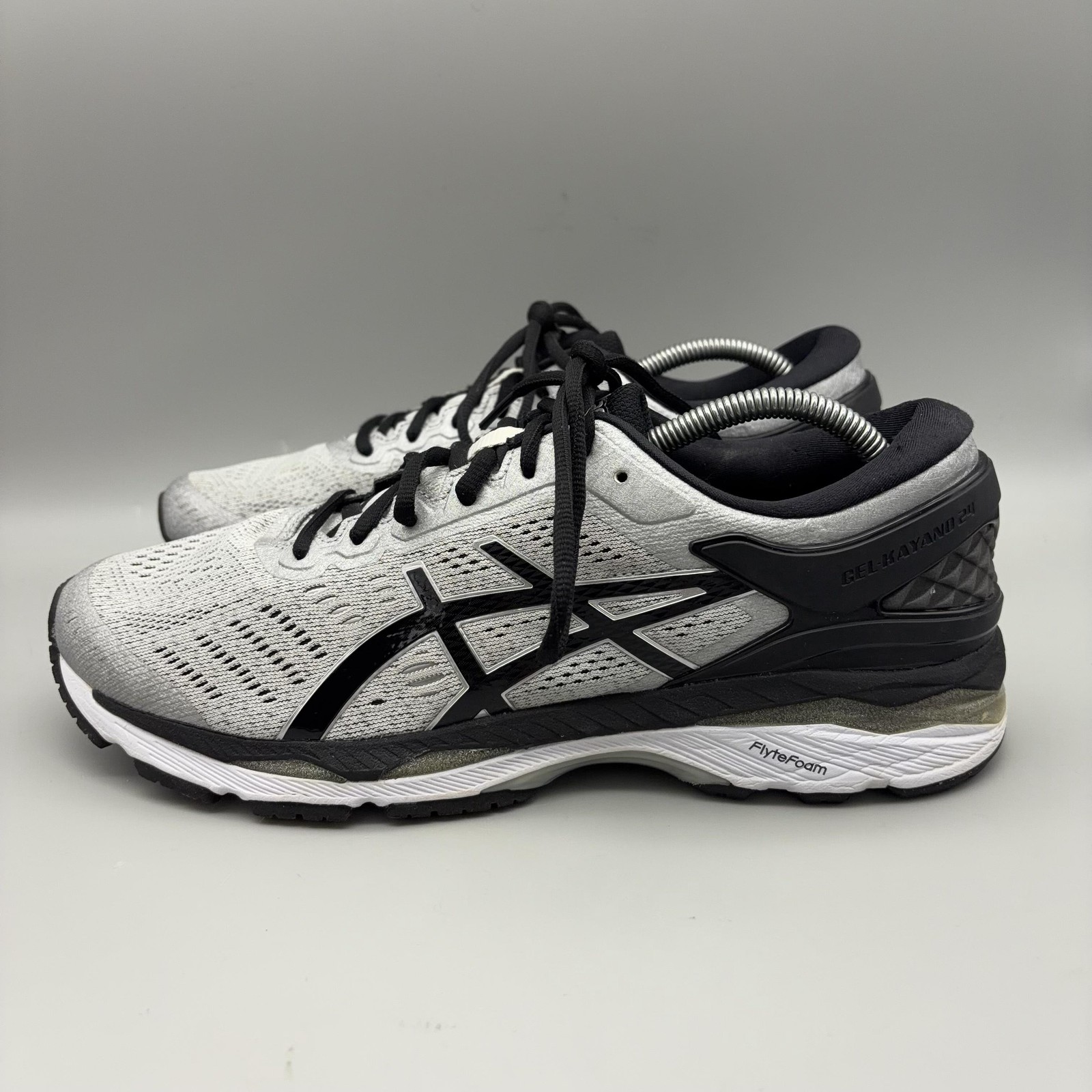 Asics Shoes Mens Size 9 GEL-Kayano 24 Gray Running Athletic Sneakers thumbnail 4