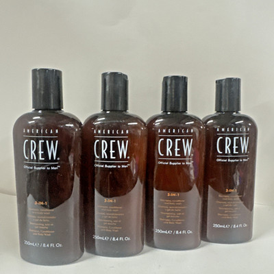 American Crew 3-in-1 Shampoo, Conditioner and Body Wash 33.8oz - 4 x 8.5 oz