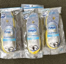 Lot of 3 Dawn Platinum Fillable Dishwand Refills 2pk Discontinued NEW