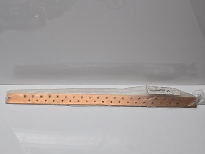 23'' Copper Ground Bus Bar 1/4'' x 1-1/4'' Telecom Rack Cabinet Moreng CTL1504-D1K