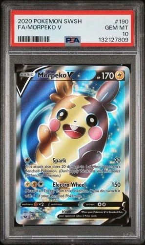 2020 Pokemon SWSH FA/Morpeko V #190 PSA 10