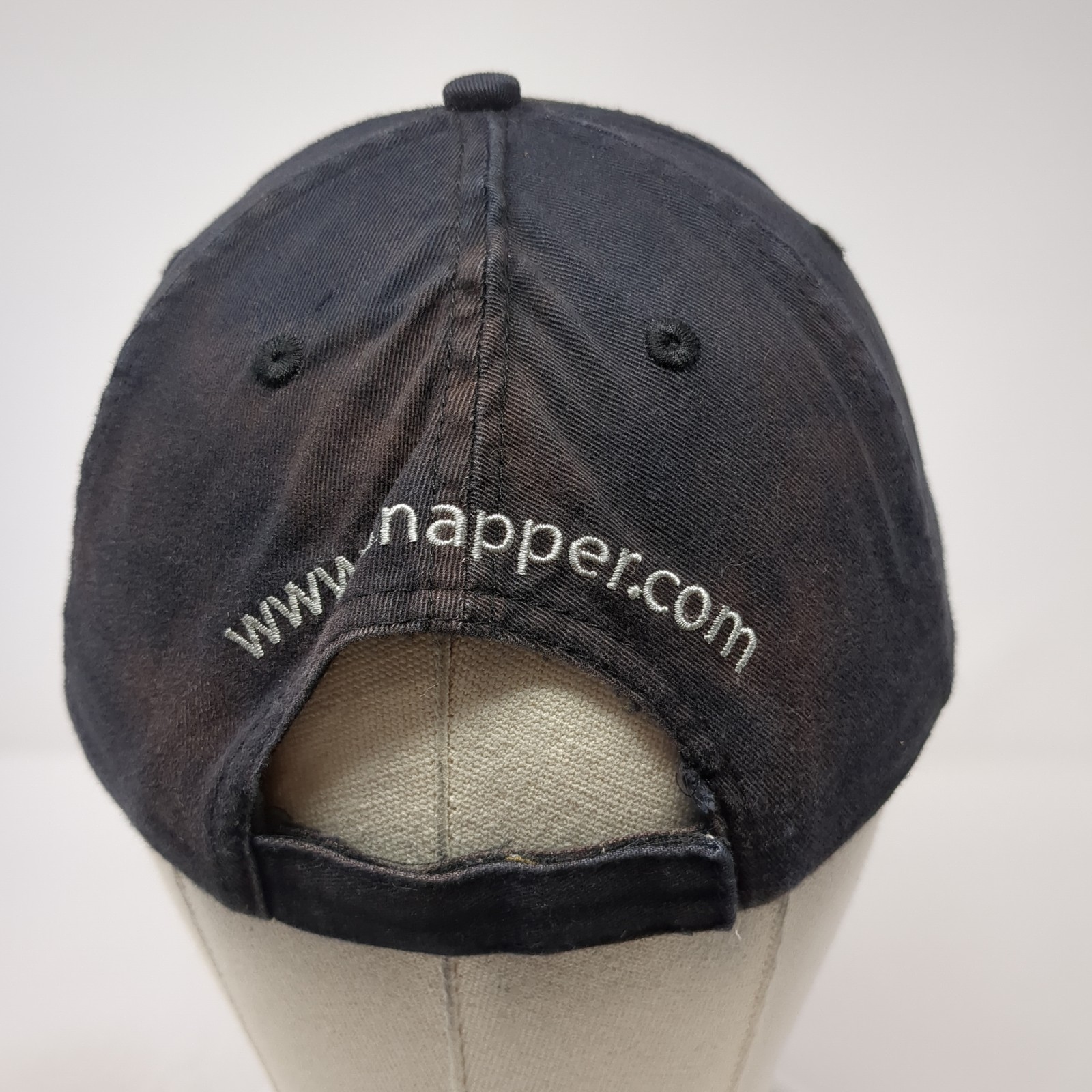 Snapper Strapback Baseball Hat Black One Size Adj… - image 6