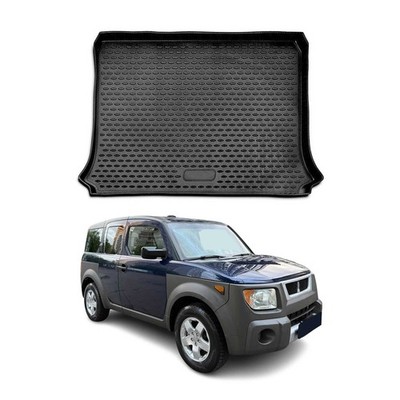 OMAC Cargo Mats Liner for Honda Element 2003-2011 Waterproof TPE Black