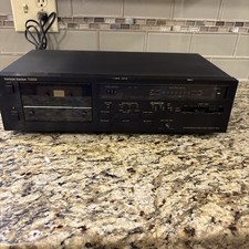 Harman Kardon TD202 Ultra Wideband Linear Phase Cassette Deck . SPINS SLOW READ 