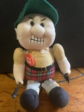 Golfer  Caddy Buddy Hangs on golf bags Securely-detachable arms legs gag