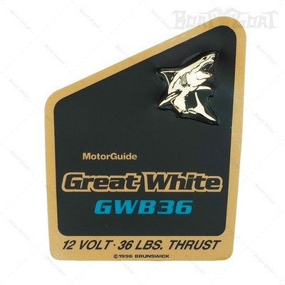 MotorGuide Great White 36 Decal - MXT05630