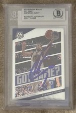 Stephen Curry Auto BGS Authentic