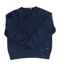 Carlos Nieto Wool Blend Men&rsquo;s Blue Pullover Size L