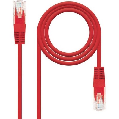 Ethernet Patchkabel RJ45 Cat.5e UTP AWG24, Rot