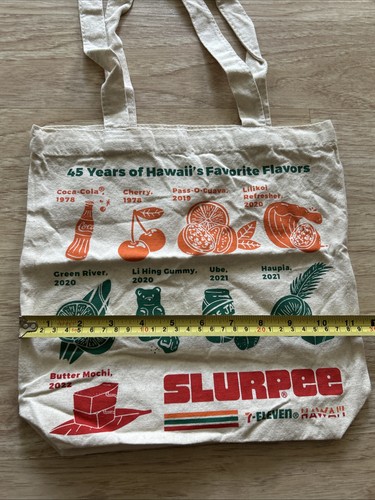 BOLSO DE MANO 7-ONCE *RARO* SM 7-11 DÍAS 2023 LOGOTIPO EXCLUSIVO DE HAWAI SLURPEE - Imagen 4 de 11