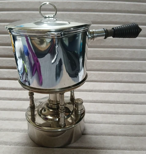 WW1 Military Campaign Silver Plated Field Stove Cooker 1914-1918