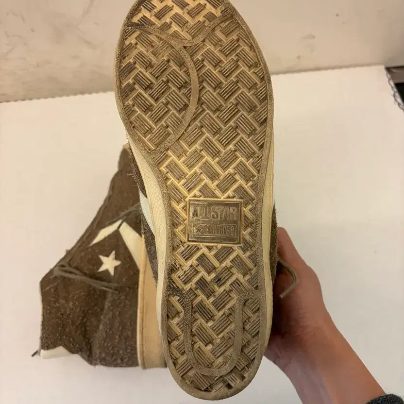 Nonnative Converse Pro Leather 280 Sneakers - Taupe thumbnail 4