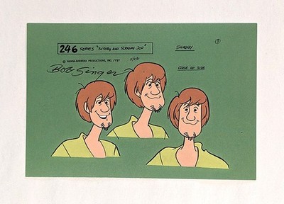 BOB SINGER signed 4x6'' Photo HANNA-BARBERA Scooby Doo autograph COA