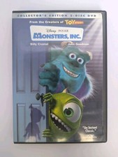 Monsters, Inc. DVD 2002 2-Disc Set Collectors Edition Bonus Features with Case
