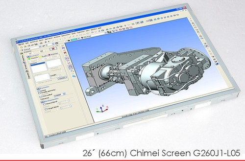 Écran LCD 66Cm Matrice Affichage Panneau Chimei G260J1-L05 Innolux V512 - Photo 2/4