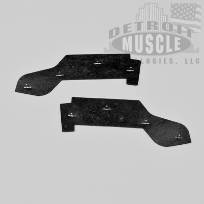 DMT Mopar 66 ONLY B Body Top of Door Hinge Splash Plate Splash Shield Set DMT Mopar 66 ONLY B Body Top of Door Hinge Splash Plate Splash Shield Set