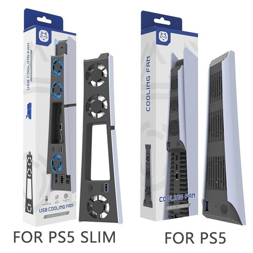Système Ventilateur de refroidissement avec lumière LED pour Playstation PS5 - 第 1/9 張圖片