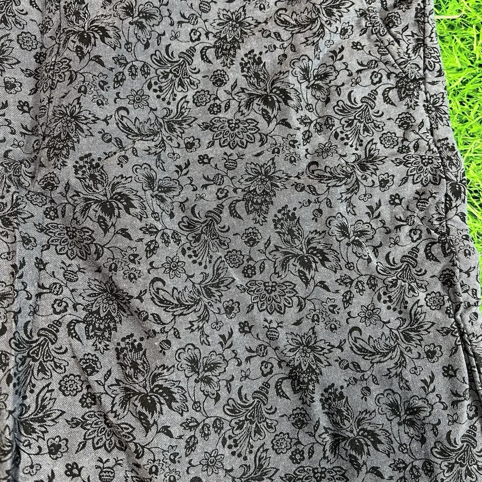 Pantalones Cortos Steven Alan 34 Para Hombre Estampado Tropical Clásicos Gris Floral Foto 2 de 4