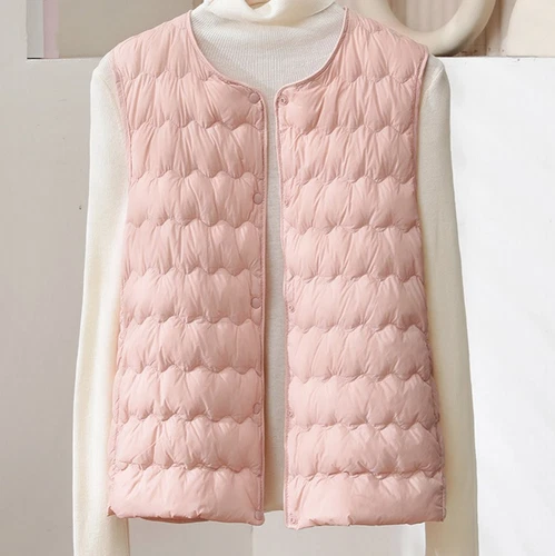 Winter Women Packable Ultralight Down Jacket Puffer Parka Coats Vest Warm - Picture 16 of 30